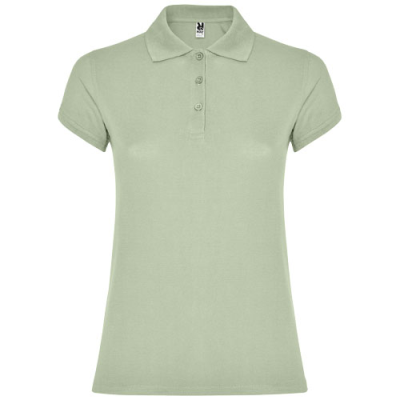 STAR SHORT SLEEVE LADIES POLO in Mist Green