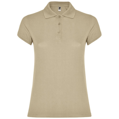 STAR SHORT SLEEVE LADIES POLO in Sand