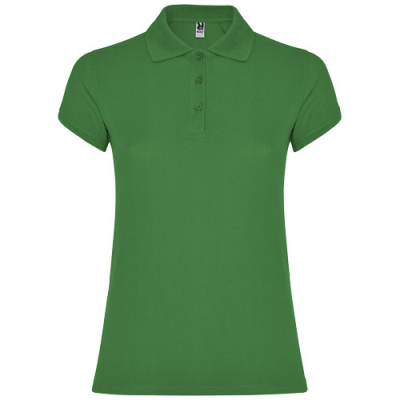 STAR SHORT SLEEVE LADIES POLO in Tropical Green