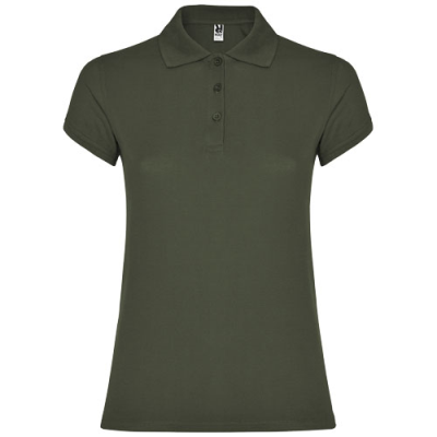 STAR SHORT SLEEVE LADIES POLO in Venture Green