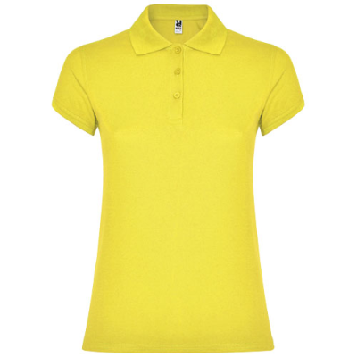 STAR SHORT SLEEVE LADIES POLO in Yellow