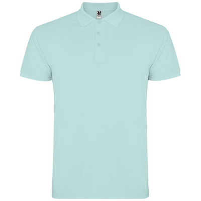 STAR SHORT SLEEVE MENS POLO in Mints