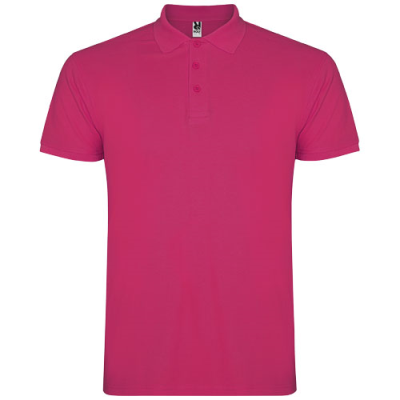 STAR SHORT SLEEVE MENS POLO in Rossette