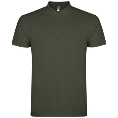 STAR SHORT SLEEVE MENS POLO in Venture Green