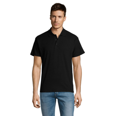 SUMMER II MEN POLO 170G in Black