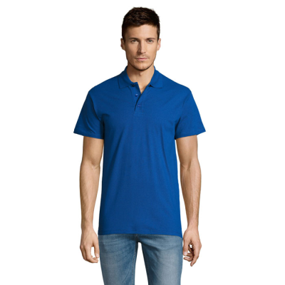 SUMMER II MEN POLO 170G in Blue