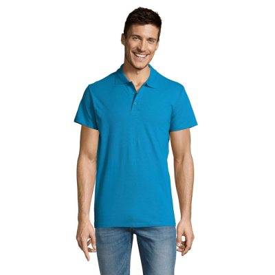 SUMMER II MEN POLO 170G in Blue