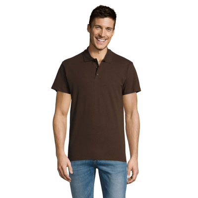 SUMMER II MEN POLO 170G in Brown