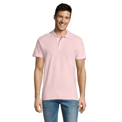 SUMMER II MEN POLO 170G in Pink