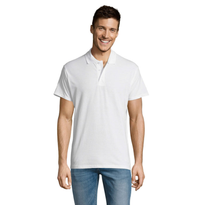 SUMMER II MEN POLO 170G in White