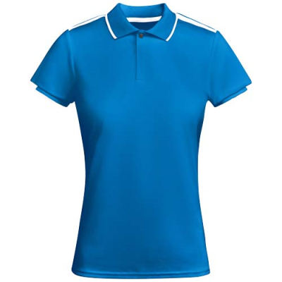 TAMIL SHORT SLEEVE WOMENS SPORTS POLO in Royal Blue&White