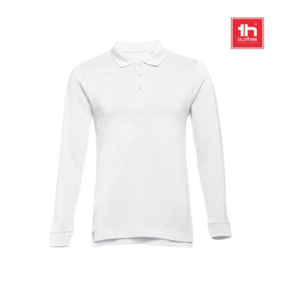 THC BERN WH MENS LONG SLEEVED POLO SHIRT