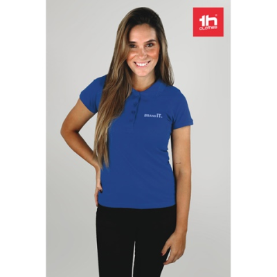 THC EVE LADIES POLO SHIRT - L in Royal Blue