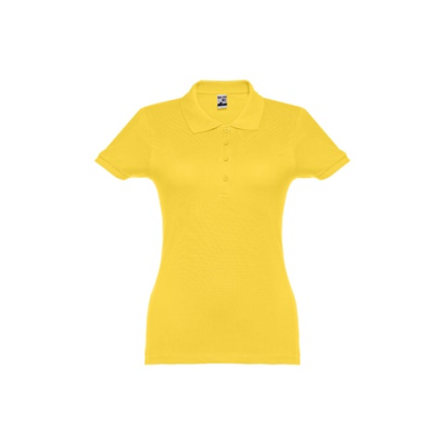 THC EVE LADIES POLO SHIRT - L in Yellow