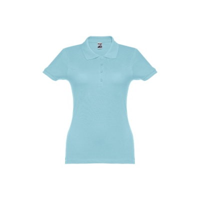 THC EVE LADIES POLO SHIRT - M in Light Blue