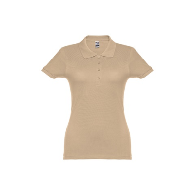 THC EVE LADIES POLO SHIRT - M in Light Brown