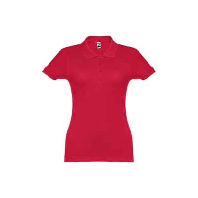 THC EVE LADIES POLO SHIRT - M in Red