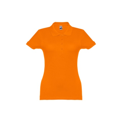 THC EVE LADIES POLO SHIRT - S in Orange