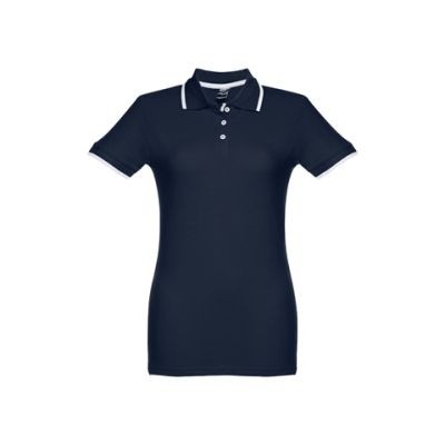 THC ROME LADIES LADIES SLIM FIT POLO SHIRT - L in Navy Blue