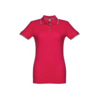 THC ROME LADIES LADIES SLIM FIT POLO SHIRT - L in Red