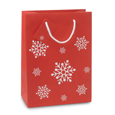 GIFT PAPER BAG MEDIUM in Red