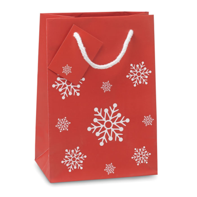 GIFT PAPER BAG SMALL in Red