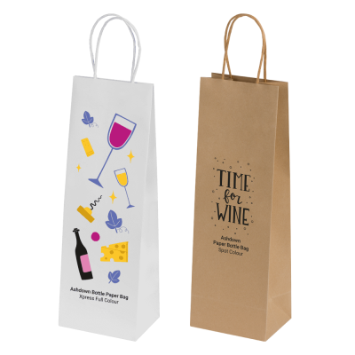 BAGS - ASHDOWN BOTTLE PAPER GIFT BAG with Twisted Handles