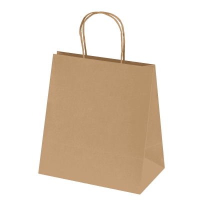 BAGS - ASHDOWN MINI PAPER GIFT BAG with Twisted Handles - Kraft - 150Gsm