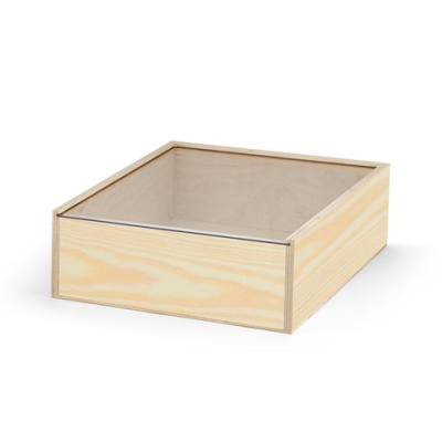 BOXIE CLEAR TRANSPARENT L WOOD BOX