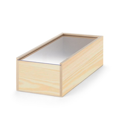 BOXIE CLEAR TRANSPARENT M WOOD BOX