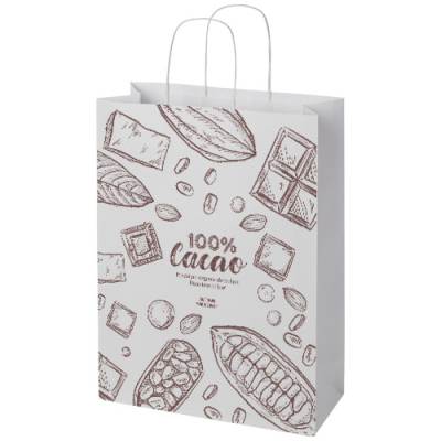 KRAFT 120 G & M2 PAPER BAG with Twisted Handles - Xx Large in White