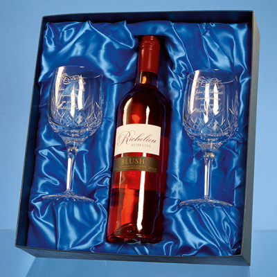 WINE SET SATIN LINED PRESENTATION BOX