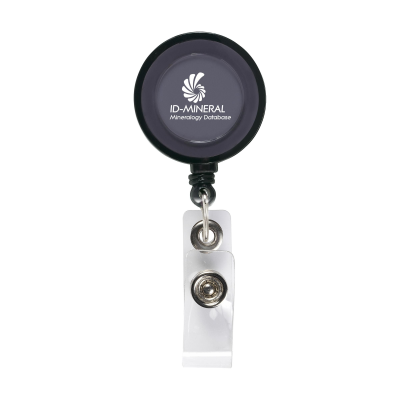 BADGECLIP BADGE HOLDER in Clear Transparent Black