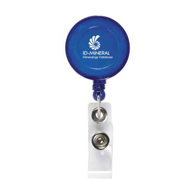 BADGECLIP BADGE HOLDER in Clear Transparent Blue