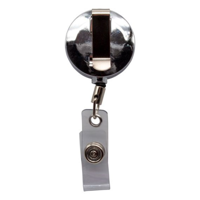 METAL SECURITY SKI PASS HOLDER PULL REEL