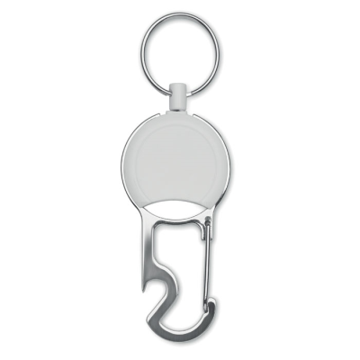 RETRACTABLE BADGE HOLDER SET in White