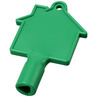 MAXIMILIAN HOUSE-SHAPED UTILITY KEY in Green