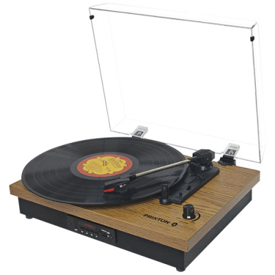 PRIXTON STUDIO VINYL TURNTABLE in Wood