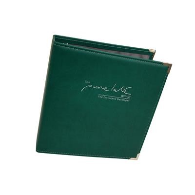 A4 FAUX LEATHER RING BINDER