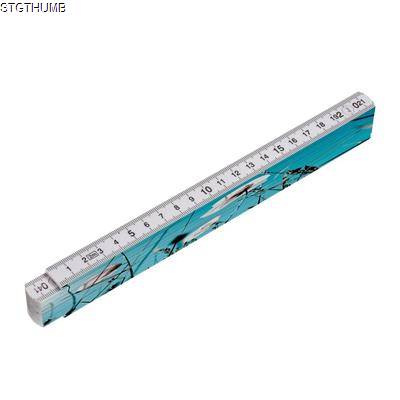 FOLDING RULER DIMENSION 2 M in White