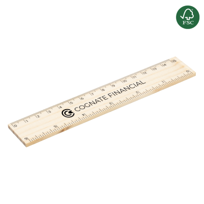 FSC WOOD RULER 15CM