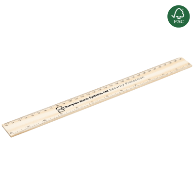 FSC WOOD RULER 30CM