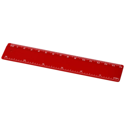 REFARI 15 CM RECYCLED PLASTIC RULER in Red