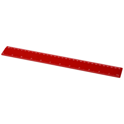 REFARI 30 CM RECYCLED PLASTIC RULER in Red