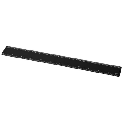 REFARI 30 CM RECYCLED PLASTIC RULER in Solid Black