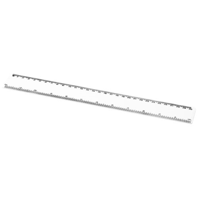 REFARI 30 CM RECYCLED PLASTIC RULER in White