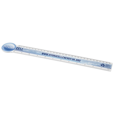 TAIT 30CM CIRCLE-SHAPED RECYCLED PLASTIC RULER in White