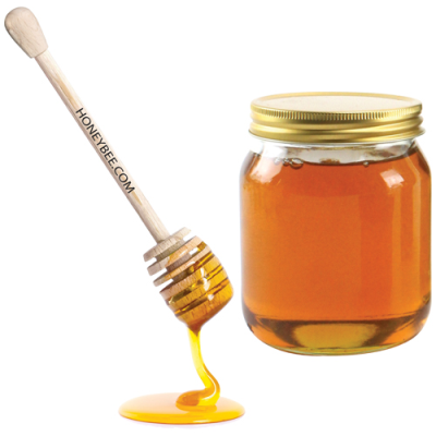 WOOD HONEY DIPPER