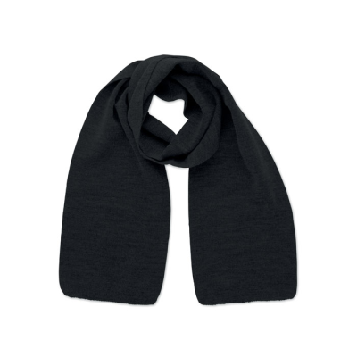 SCARF in RPET Polyester in Black