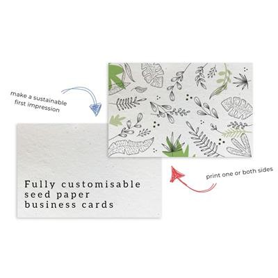 PLANTABLE SEEDS PAPER BUSINESS CARD